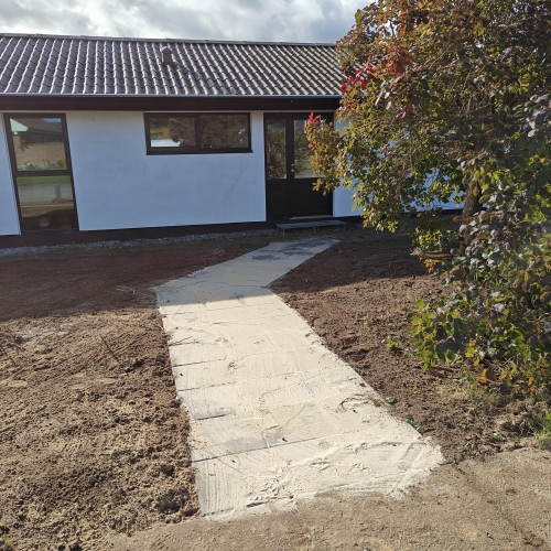 Haverenovering med gangsti og nyanlæg