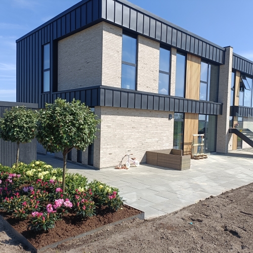 Nyanlæg af havebelægning