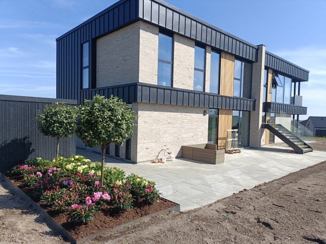 Nyanlæg af havebelægning