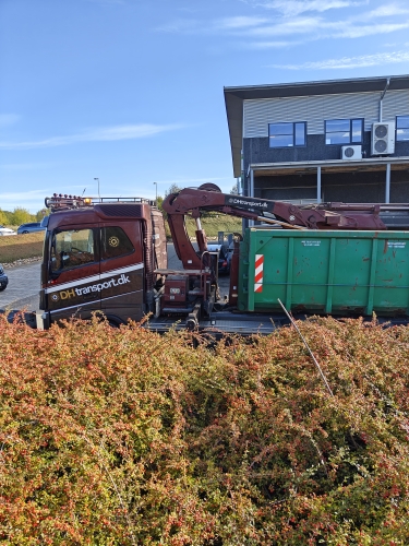 Anlægsentreprise lastbil